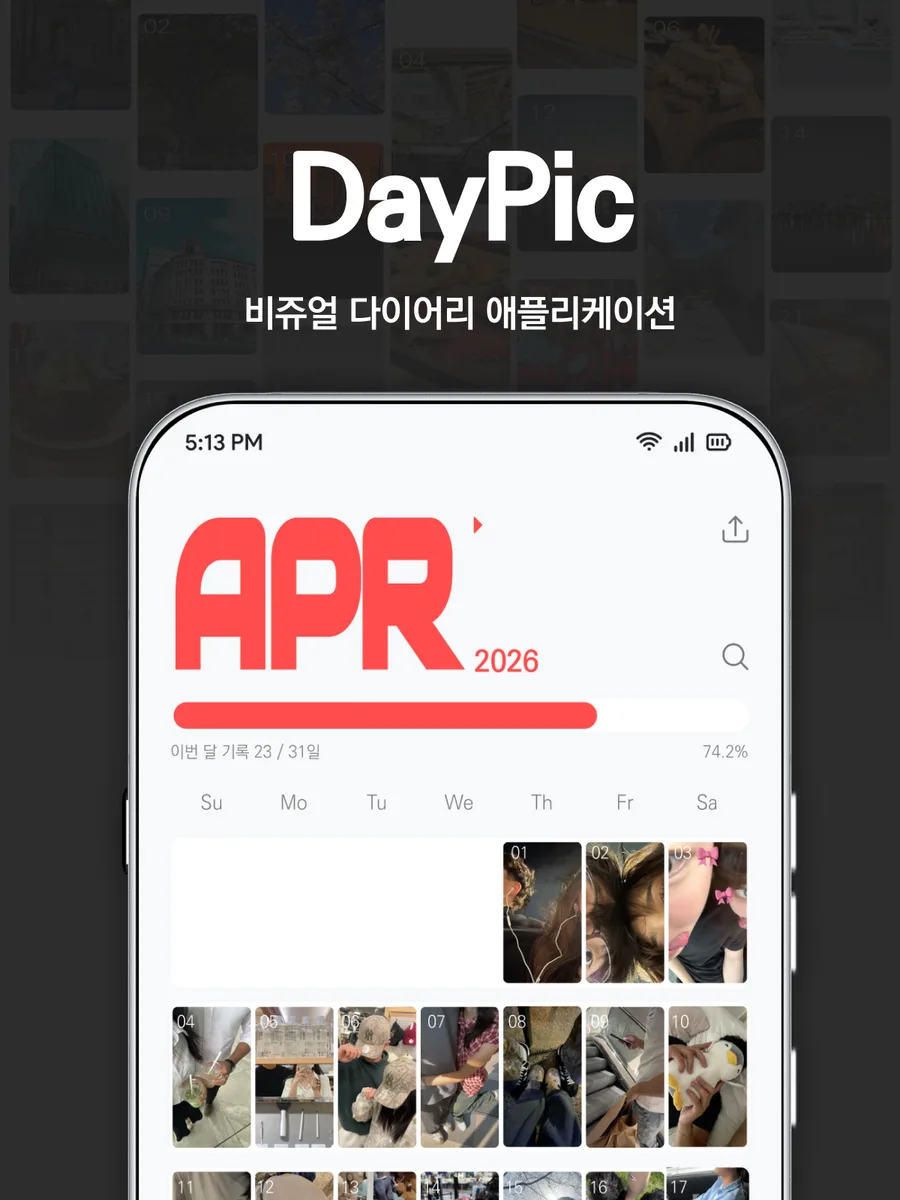 DayPic 비주얼 다이어리 앱